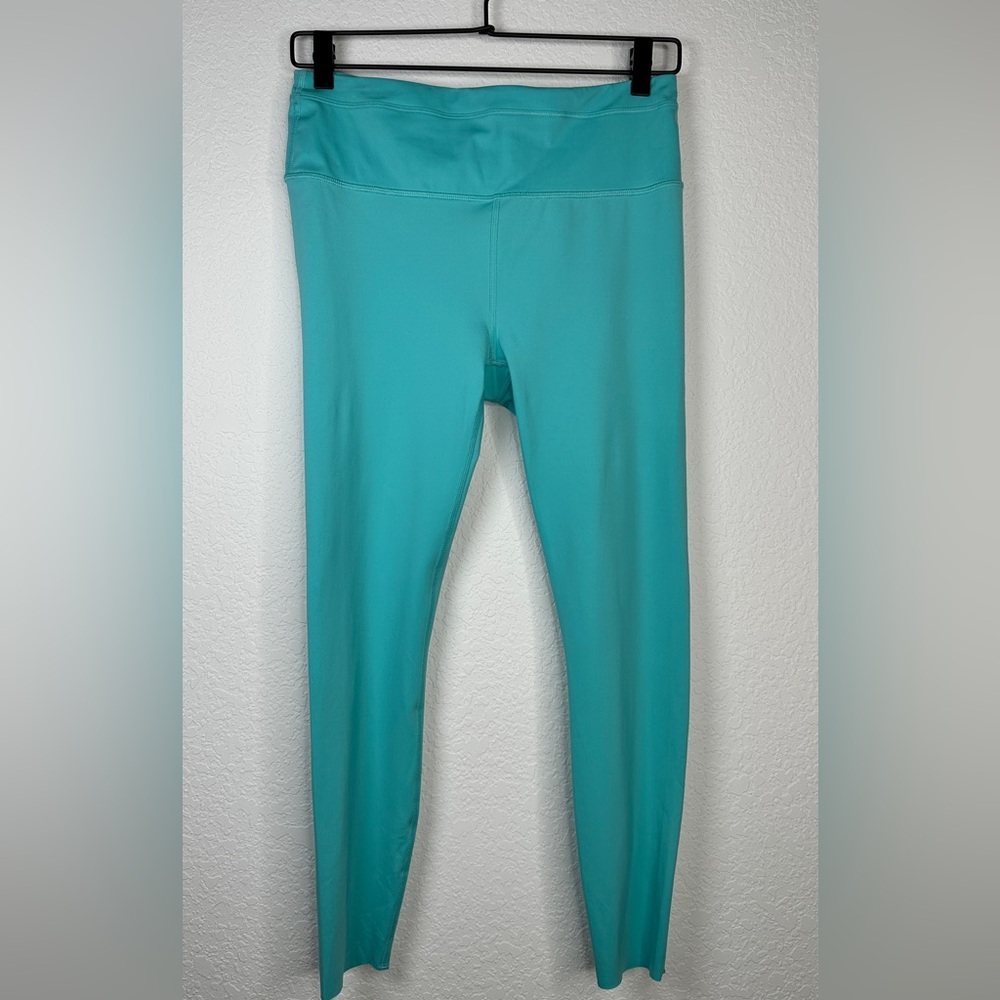 Athleta Women’s Accelerate Green Polyester Ankle Leggings Size M
